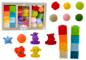 Vannas istabas rotaļlietu komplekts Lean Toys, daudzkrāsaina, 20 gab.