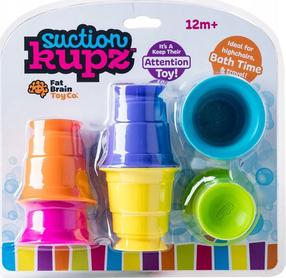Lavinimo žaislas Fat Brain Toys Suction Cups, įvairių spalvų, 6 vnt.