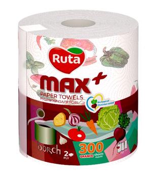 Papīra dvieļi Rūta Barščiai Max+, 2 sl