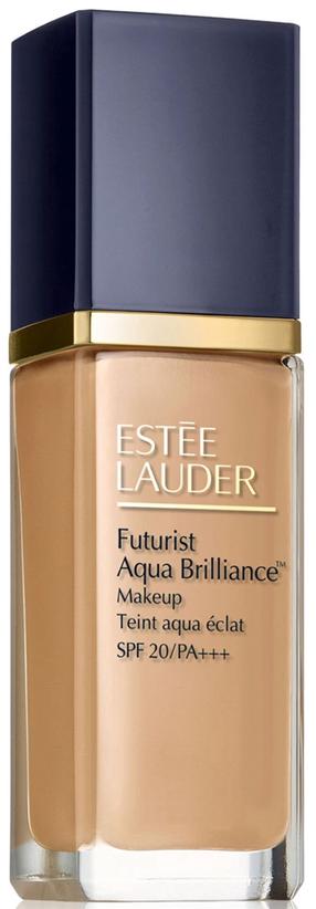 Skystas makiažo pagrindas Estee Lauder Futurist Aqua Brilliance SPF20 2W0, SPF 20, 2w0 warm vanilla, 30 ml