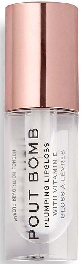Lūpu spīdums Makeup Revolution London Pout Bomb, 4.6 ml, glaze