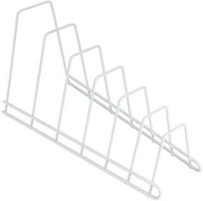 Potikaane hoidja Metaltex Sector, 34 cm x 15 cm x 18 cm, metall, valge v.