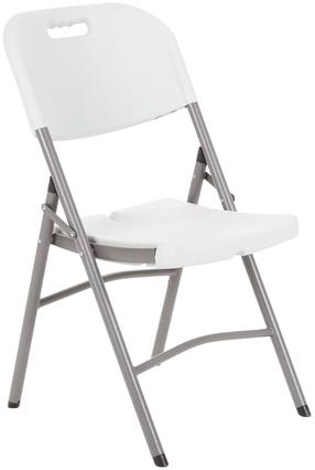 Lauko kėdė Catering Premium, balta sp., 52 cm x 48 cm x 88 cm