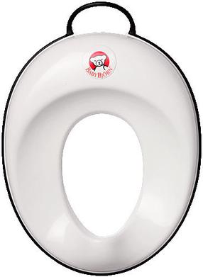 Apmācības tualetes sēdeklis BabyBjorn Toilet Training Seat, polipropilēns (pp), balta krās./melna krās., 9 cm x 36 cm x 29 cm