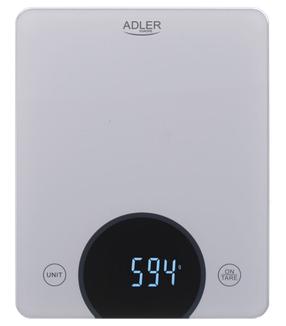 Elektroninės virtuvinės svarstyklės Adler AD 3173s, pilka sp.