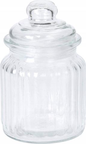 Pārtikas uzglabāšanas konteiners, ar vāku Excellent Houseware 94528, 0.34 l, caurspīdīga krās.