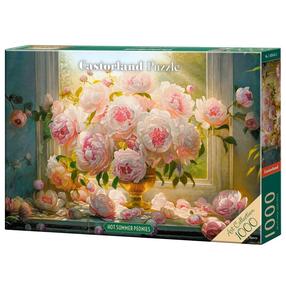 Dėlionė Castorland Art Collection Hot Summer Peonies 105472, 47 cm x 68 cm, 1000 vnt., įvairių spalvų