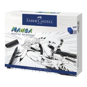 Spalvinimo (dažymo) rinkinys Faber Castell Manga Starter Set, vienpusiai, 8 vnt.