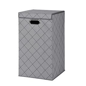 Ящик для белья Kuchinox Jamajka, белый цв./графитовый цв., 32 см x 32 см x 57 см
