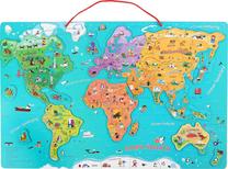 Magnetukai TopBright Magnetic World Map, įvairių spalvų, 88 vnt.