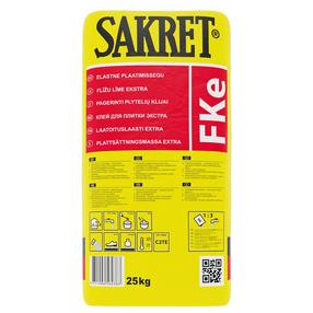 Клей для плитки Sakret FKE, 25 кг