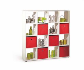 Pastatoma lentyna, balta, 139 cm x 33 cm x 144 cm