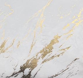 Stalo takelis kvadratinė Splendid Storm, aukso/balta, 85 x 85 cm