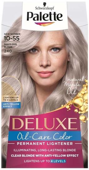 Plaukų dažai Schwarzkopf Palette Deluxe Oil-Care Color, dusty cool blonde sp., 10-55 (240), 60 ml