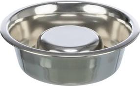 Bļoda dzīvniekam Trixie Slow Feeding, 0.6 l, 17 cm x 17 cm, sudraba krās.