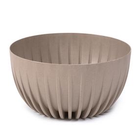 Gėlių vazonas Lamela Mira 934-85, plastikinis, Ø 30 cm, šviesiai ruda sp.