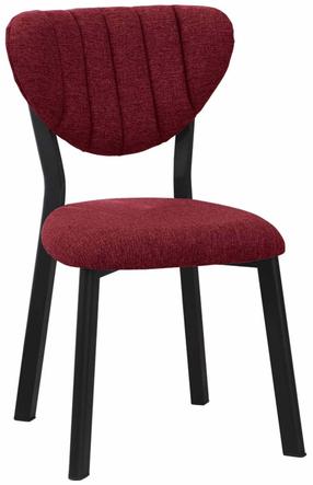 Ēdamistabas krēsls Kalune Design Elma 225ALN1102, matēts, burgundy krās., 45 cm x 47 cm x 85 cm