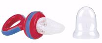 Šviežio maisto maitintuvas Nuby Fruit Dummy, 6+ mėn., plastikas, raudona sp.