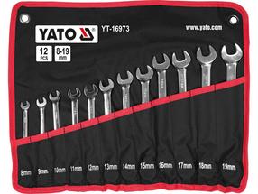 Набор комбинированных ключей Yato YT-16973, 8 - 19 мм