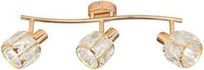 Šviestuvas lubų Candellux Lighting Dubai, E14 x 40 W, skaidri sp./aukso sp. / aukso sp.