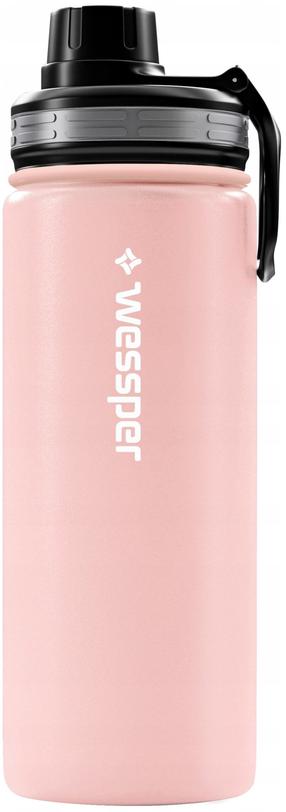 Бутылка-термос Wessper ActiveMax Steeline, 0.5 л, розовый цв.