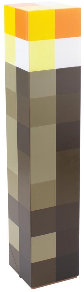Lampa Paladone Minecraft Torch Light, dzeltena krās./pelēka krās.