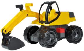  Mängutraktor Lena 02141, kollane v./hall v.