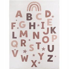 Kilimas vidaus Ayyildiz Coco Alphabet, oranžinė sp./smėlio sp., 290 cm x 200 cm