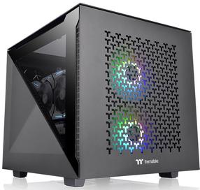 Kompiuterio korpusas Thermaltake Divider 200 TG Air Micro Chassis, juoda sp.