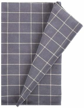 Staltiesė ovalas Home4you Linen, pilka sp., 136 x 220 cm