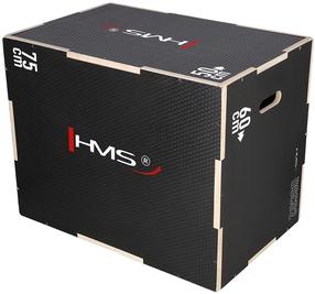 Treniņu piederumi HMS Reinforced Plyometric Box DSC02, 75 cm