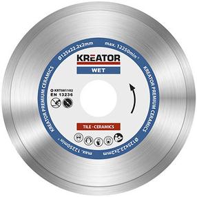 Deimantinis diskas Kreator, 125 mm x 22.23 mm x 2 mm