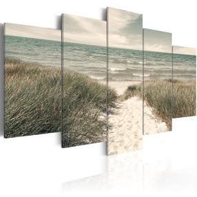 Akrila stikla reprodukcija Artgeist Quiet Beach, 100 cm x 50 cm