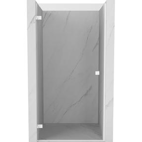 Dušo durys Mexen Lunar-B, 95 cm x 200 cm, skaidri sp./balta sp./grūdintas