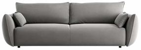 Sofa-lova Cosmopolitan Design Matera Velvet Salvador 17, pilka sp., 108 x 240 cm x 86 cm