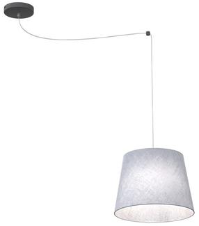 Šviestuvas kabinamas Emibig Ascot 1424/1, E27, 1 x 15 W, pilka sp. / juoda sp.
