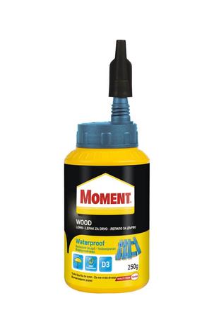 Līme koks Moment Wood Waterproof D3, 0.25 kg, balta krās.