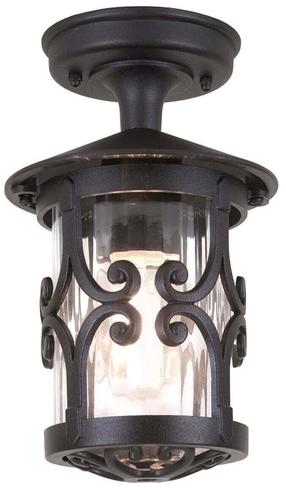 Lubinis lauko šviestuvas Elstead Lighting Hereford, 100W, E27, IP20, juoda sp., 15 cm x 26 cm