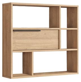 Sieninė lentyna Kalune Design ON5-S, rusva sp., 81 cm x 90.1 cm x 22 cm