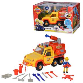 Figuuriga sõiduk Simba Fireman Sam Venus 2.0, punane v./kollane v.