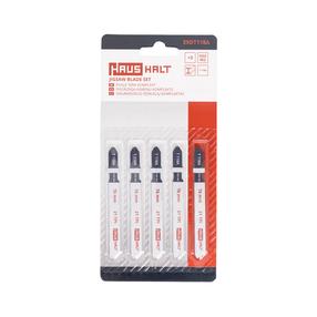 Siaurapjūklio pjūklelių komplektas Haushalt T118A, 7.6 cm, 5 vnt.