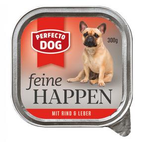 Влажный корм для собак Perfecto Feine Happen 208126, говядина, 0.3 кг