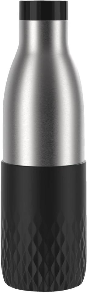 Joogipudel Emsa Bludrop, 0.7 l, hõbe v./must v.