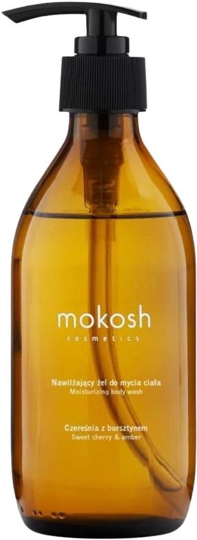Kūno prausiklis Mokosh Cherry & Amber, 300 ml