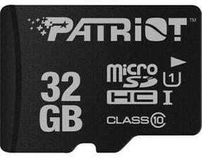Atminties kortelė Patriot MicroSDHC LX Series, 32 GB, 80 Mb/s - 10 Mb/s