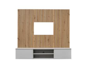 Sekcija ASM Xari L2, pelēka krās./artisan oak krās., 160 cm x 35 cm x 148 cm