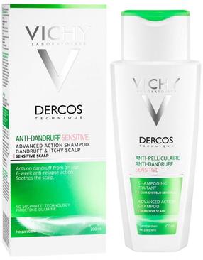 Šampoon Vichy Anti-Dandruff Sensitive, 200 ml