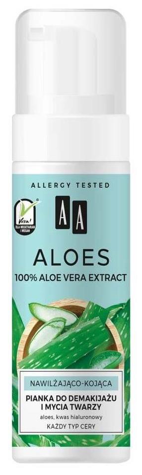 Очищающая пенка для лица AA Aloes, 150 мл