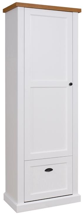 Riidekapp ADRK Galineo 06, pruun v./valge v., 70 cm x 40 cm x 200 cm