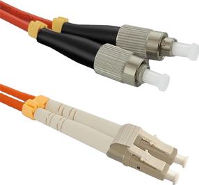 Optiline kaabel Qoltec 54055 LC/UPC, FC/UPC, 1 m, oranž v.